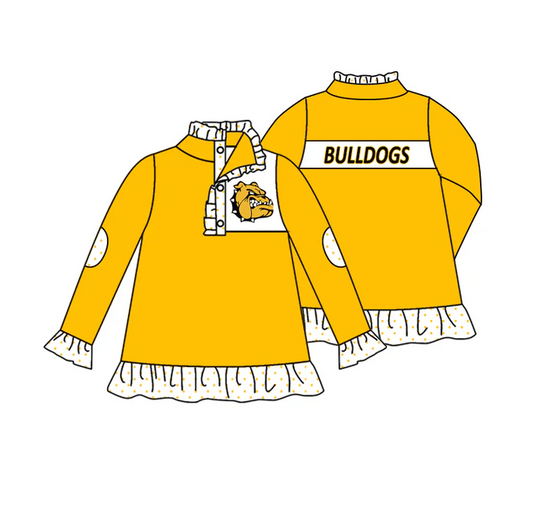 8.18 Baby Girls Team 6 Buttons Shirts Pullovers preorder(moq 5)