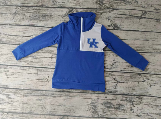 8.18 Team Baby Boys Long Sleeve Zip Pullover Shirt Tops preorder(moq 5)