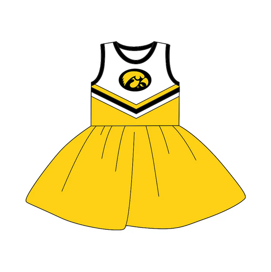 8.19 Baby Girls Team Sleeveless 21 A-Line Dresses preorder(moq 5)