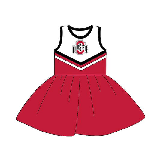 8.19 Baby Girls Team Sleeveless 18 A-Line Dresses preorder(moq 5)