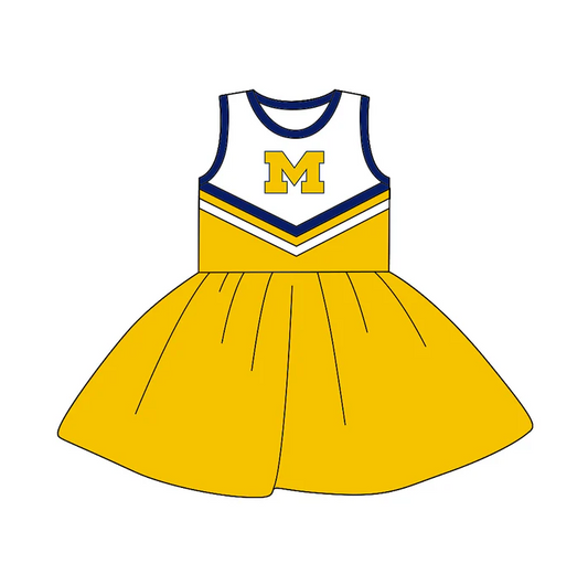 8.19 Baby Girls Team Sleeveless 17 A-Line Dresses preorder(moq 5)