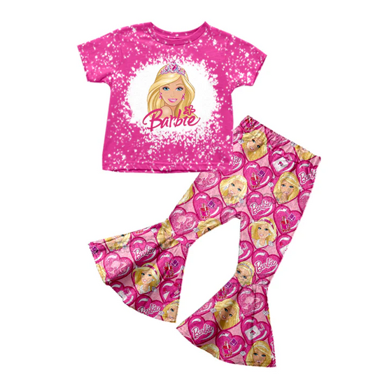 8.20 Baby Girls Princess Shirt Doll Bell Pants Clothes Sets preorder(moq 5)