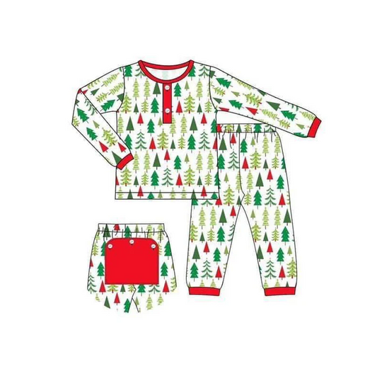 8.20 Baby Boys Christmas Tree Pajamas Sets preorder(moq 5)