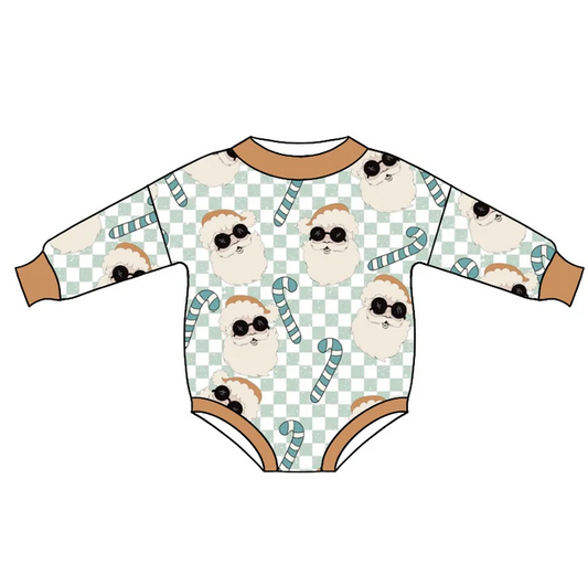 8.21 Baby Boys Santa Christmas Rompers preorder(moq 5)