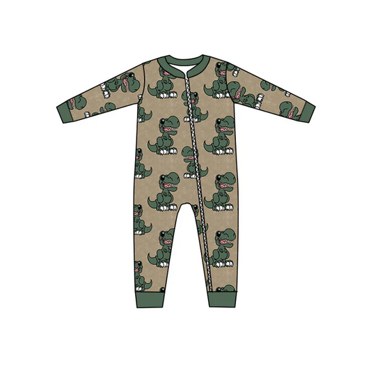 8.21 Dinosaur Baby Boys Infant Long Sleeve Rompers preorder(moq 5)