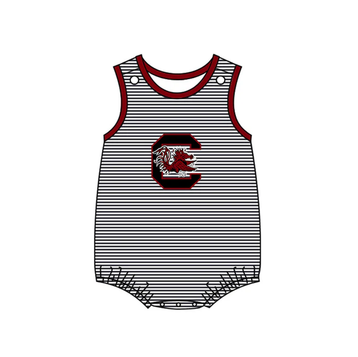 8.22 Baby Boys Bird Team Sleeveless Rompers preorder(moq 5)