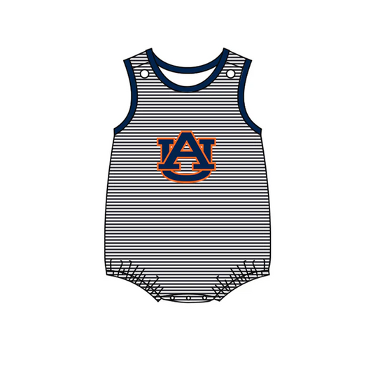 8.22 Baby Boys AU Team Sleeveless Rompers preorder(moq 5)