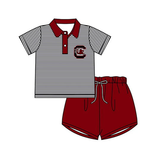 8.22 Baby Boys Bird team Pullover Top Shorts Clothes Sets preorder(moq 5)