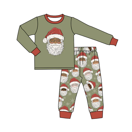 8.25 Baby Boys Christmas Santa Pants Clothing Sets preorder(moq 5)