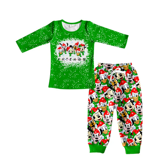 8.25 Baby Boys Green Duck Friends Tunic Pants Clothing Sets preorder(moq 5)