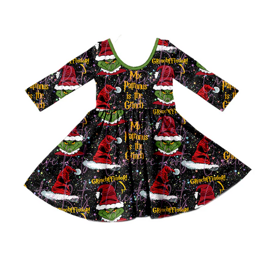 8.26 Baby Girls Christmas Santa Hats Twirl Dresses preorder(moq 5)