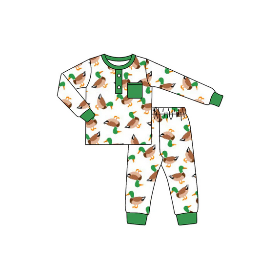 8.27 Baby Boys Duck Pajamas Clothes Sets preorder(moq 5)
