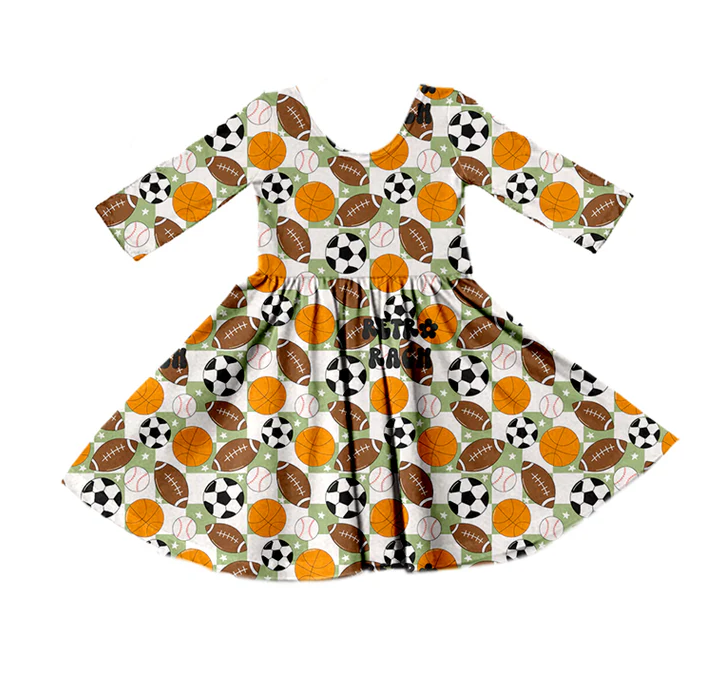 8.30 Baby Girls Balls Green Checkered Knee Length Dresses preorder(moq 5)