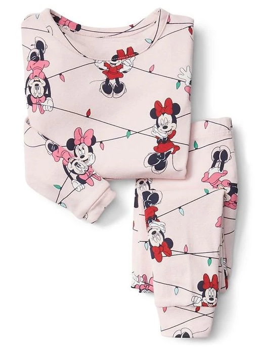 9.1 Baby Girls Mouse Tee Tops Pants Pajamas Clothes Sets preorder（moq 5）