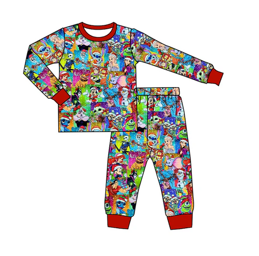 9.5 Baby Kids Christmas Princess Pajamas Clothing Sets preorder(moq 5)