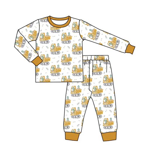 9.5 Baby Boys Dragon Pajamas Clothes Sets preorder(moq 5)