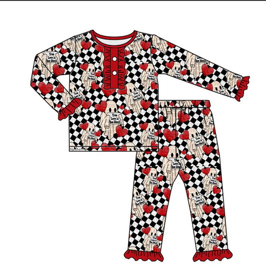 9.6  Baby Girls Problem Pajamas Clothes Sets preorder(moq 5)
