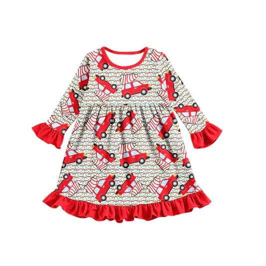 9.10 Baby Girls Christmas Cake Knee Length Dresses preorder(moq 5)