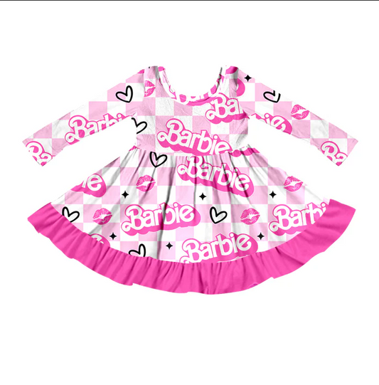 9.10 Baby Girls Princess Doll Knee Length Dresses preorder(moq 5)