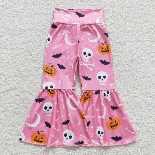 P0218 Pumpkin Moon Bat pink pants