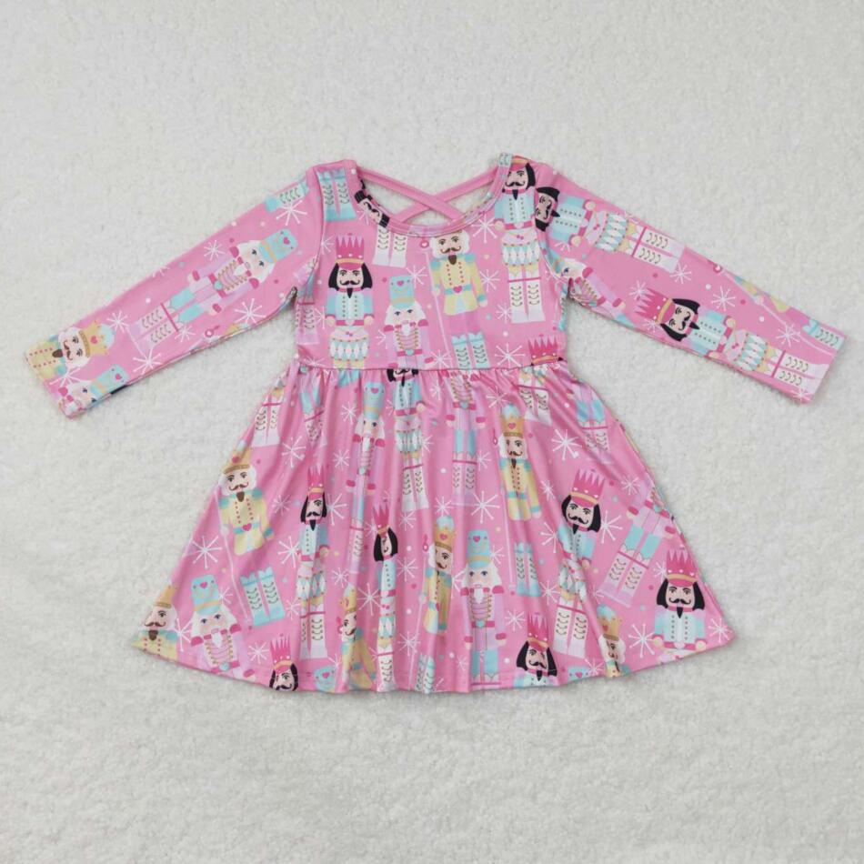 Baby Girls Christmas Soldier Long Sleeve Dress