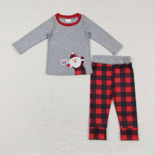 BLP0334 Baby Boys Cute Christmas Santa Pants Set