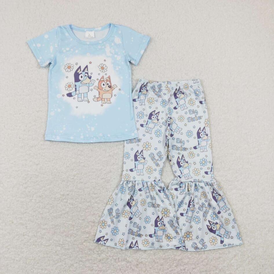 Cute Baby Cartoon Dog Outfit Blue Color