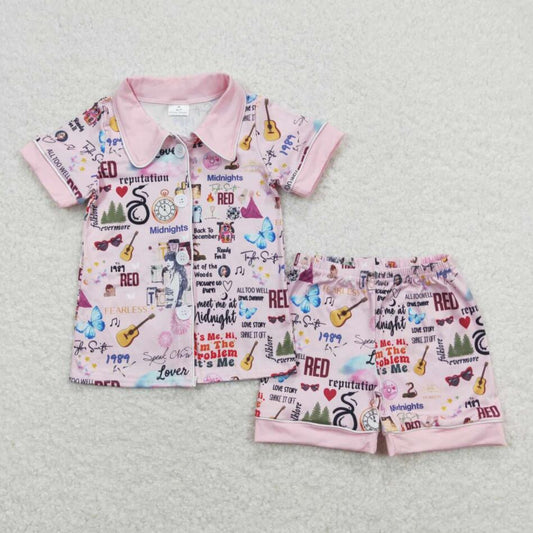 Kids Girls Pop Singer Pajama Set