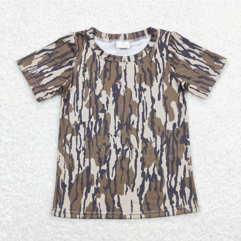 Baby Boys Branch Camo Short Sleeve T-shirt Top