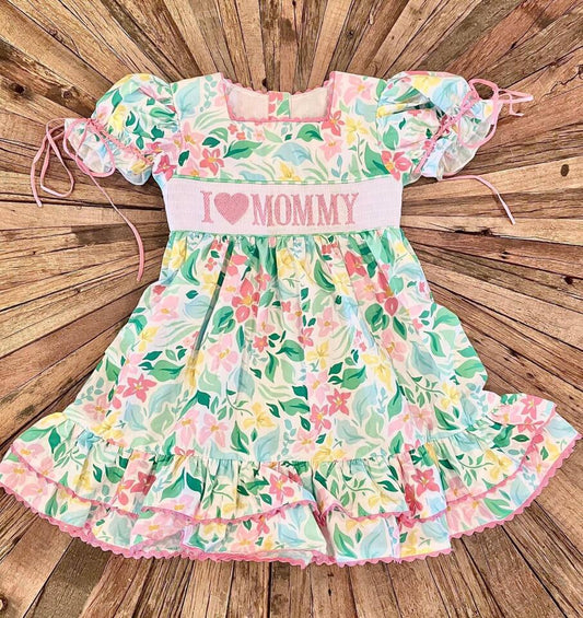 GSD1092  Colorful Lovely Baby Girls Wear Short Sleeve Dresses