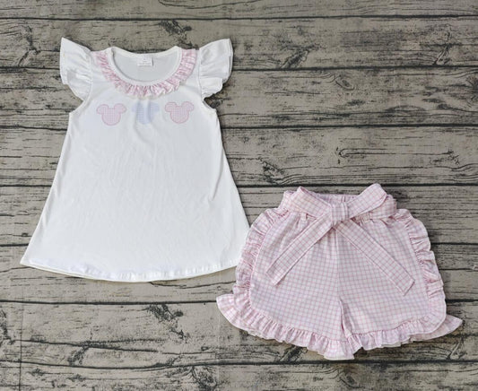 Ruffle Wholesale Baby Kids Wear Boutique Kid Clothing Set