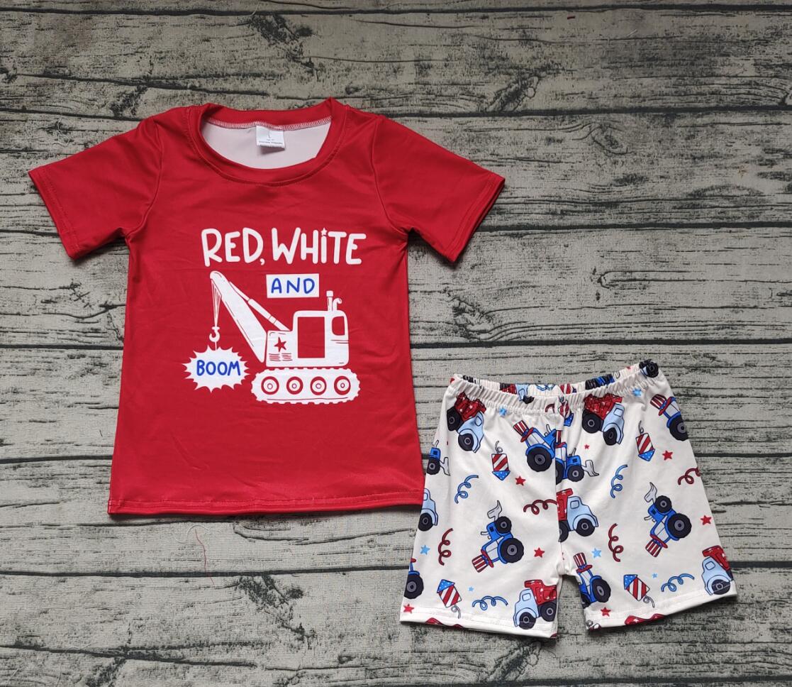 Red Wholesale Baby Kids Wear Boutique Kid Clothing Set