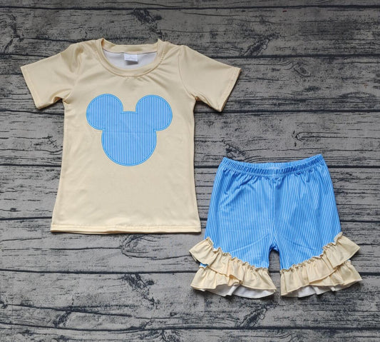 Cartoon Wholesale Baby Kids Wear Boutique Kid Clothing Set