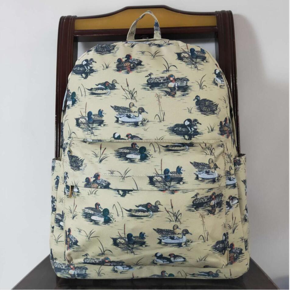 BA0198 Baby Mallard Duck Packback Blue School Bag