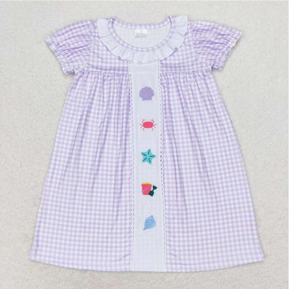 GSD1021 Baby girl clothes sea creature summer dress