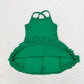 S0444 Baby Girls Green Sport Dress Active Wear