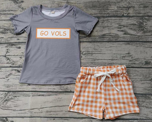 Cute Baby Boys Gray Tennessee Short Sert Preorder 5 MOQ