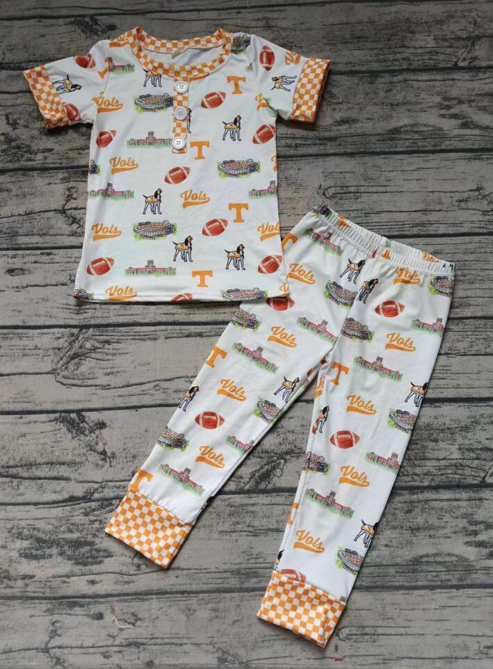 Tennessee Boys Bell Bottom Pants Set Pajams Preorder 5 MOQ