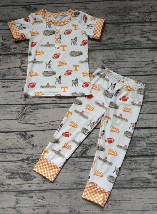 Tennessee Boys Bell Bottom Pants Set Pajams Preorder 5 MOQ