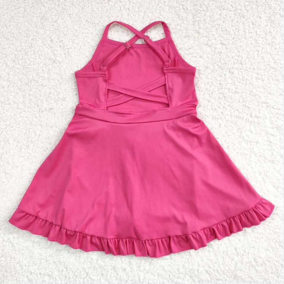 S0440 Baby Girls Hot Pink Sport Dress Active Wear