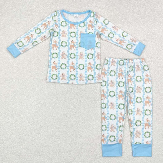 BLP0483 Baby Boys gingersnap Pants Bamboo Pajama Set