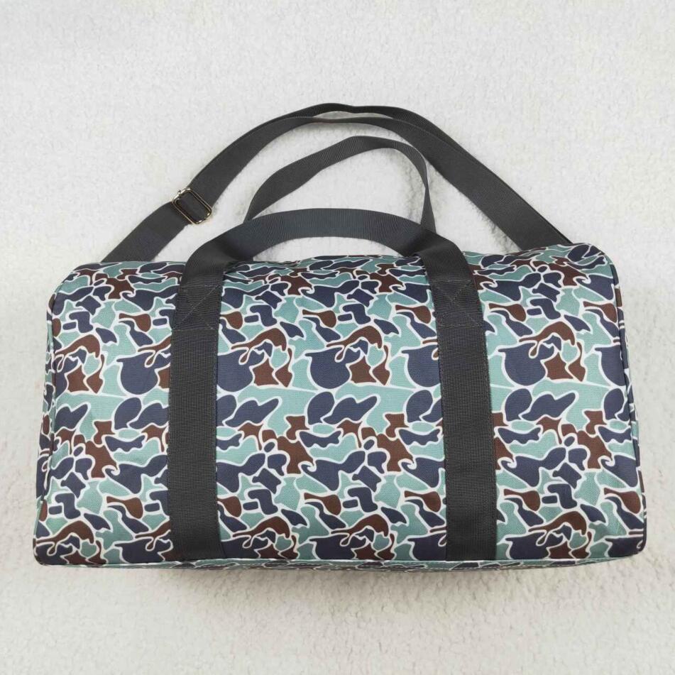 BA0262 Young Adult Grey Camo Tree Branches Gym Bags