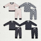 Baby Boys Western Brother Sibling Top Pants Pajamas Clothes Sets