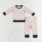 Baby Boys Western Brother Sibling Top Pants Pajamas Clothes Sets