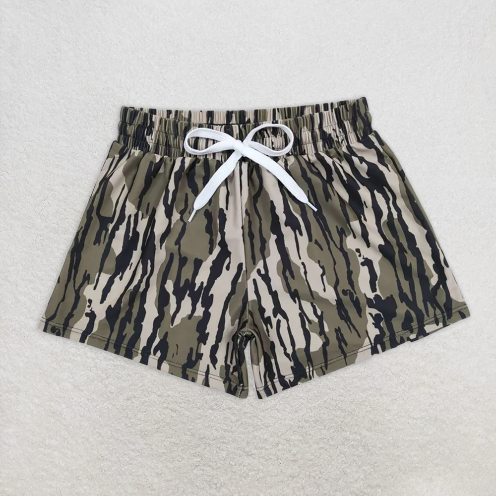 RTS NO MOQ Kids Boys Summer Shorts S0194 Camo Print Summer Trunks Swimsuits