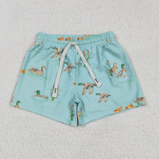 RTS NO MOQ Baby Boys Summer pants S0266 Summer Ducks Trunks Swimwears