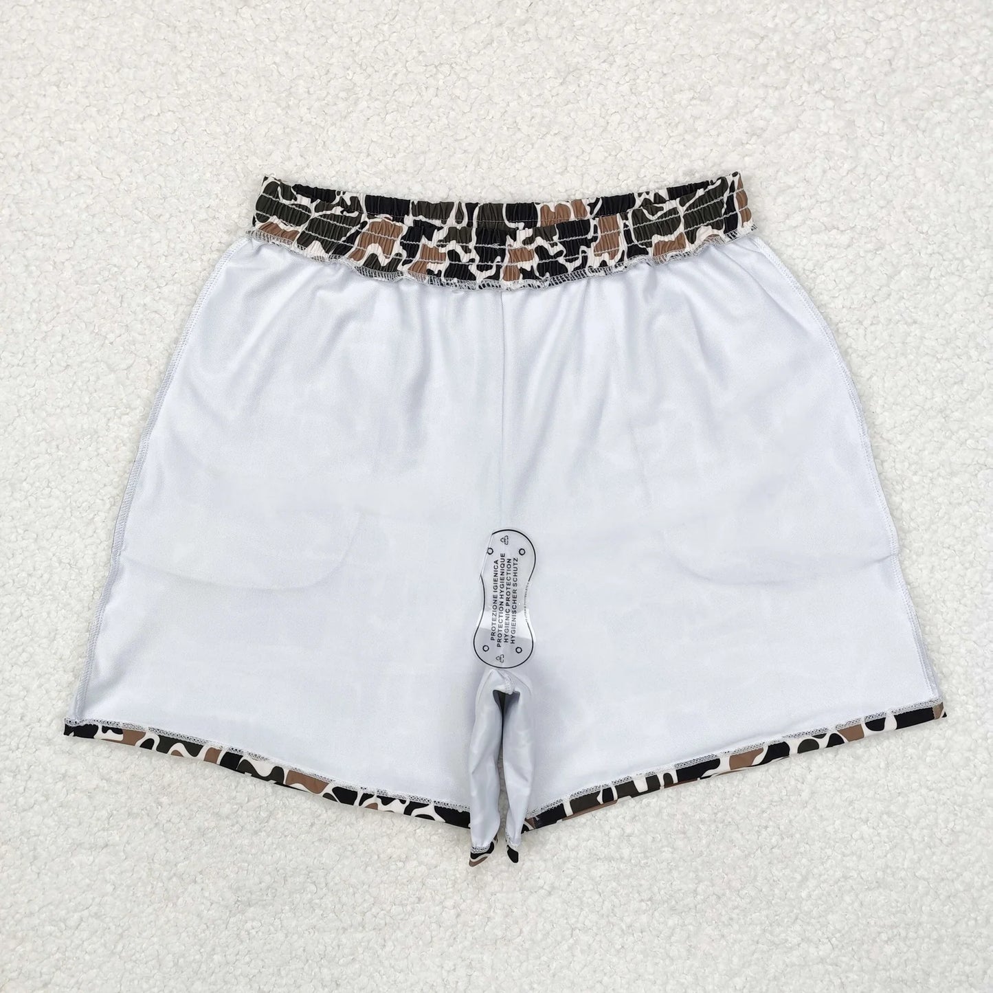 USA Shop RTS Adult Men Brown Green Camo Pockets Trunks Shorts Bottom Swimwear