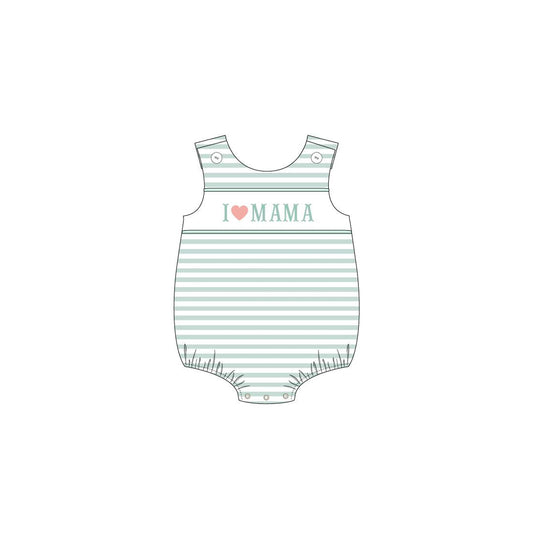 SR1348 i love mama hot sale summer kid jumpsuit rompers