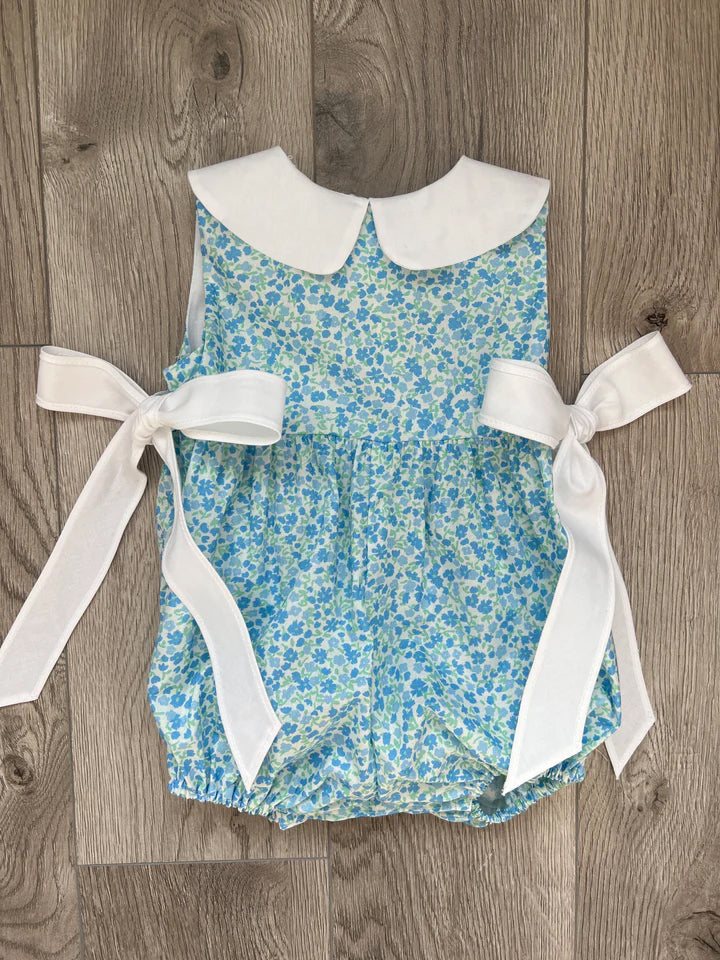 SR1518 blue jumpsuit summer cute baby romper