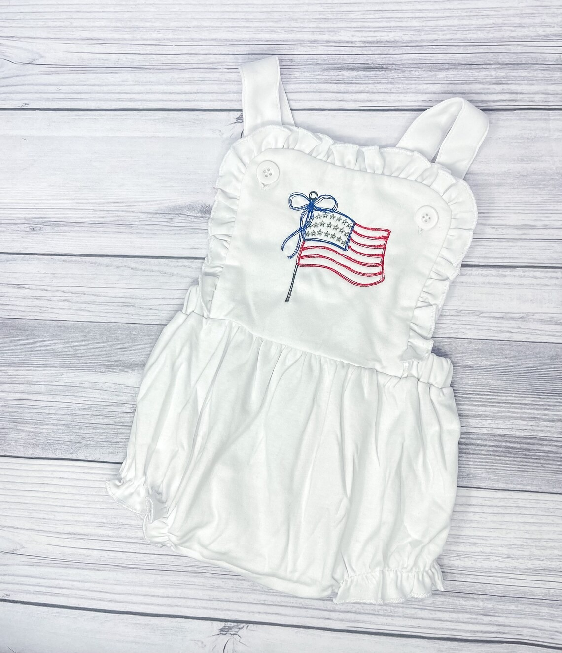 SR1548 4th of july short sleeve kid jumpsuit summer cute baby romper